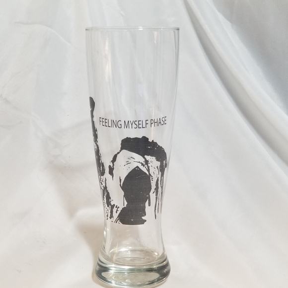 20 oz. Afro-Boho Pilsner Boozy Milkshake Glass "Feeling Myself Phase" - Picture 2 of 5